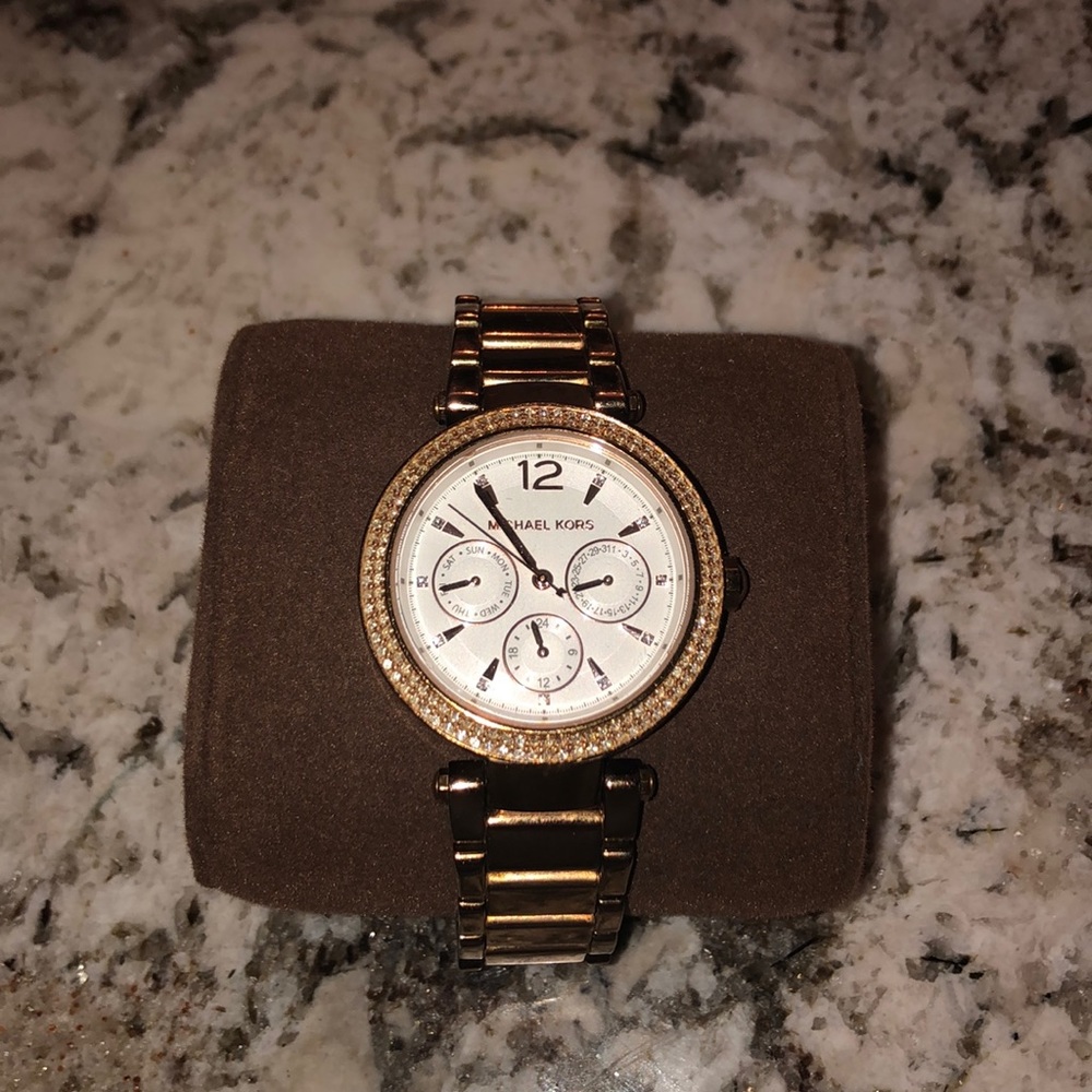 Rose Gold MK watch